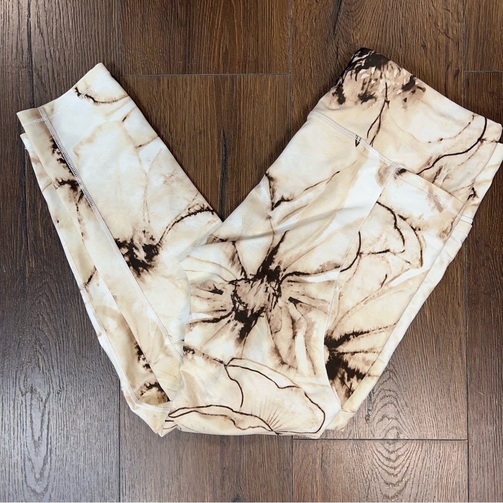 CALIA‎ Energize 7/8 Tight Flourished Floral Gray SZ LG